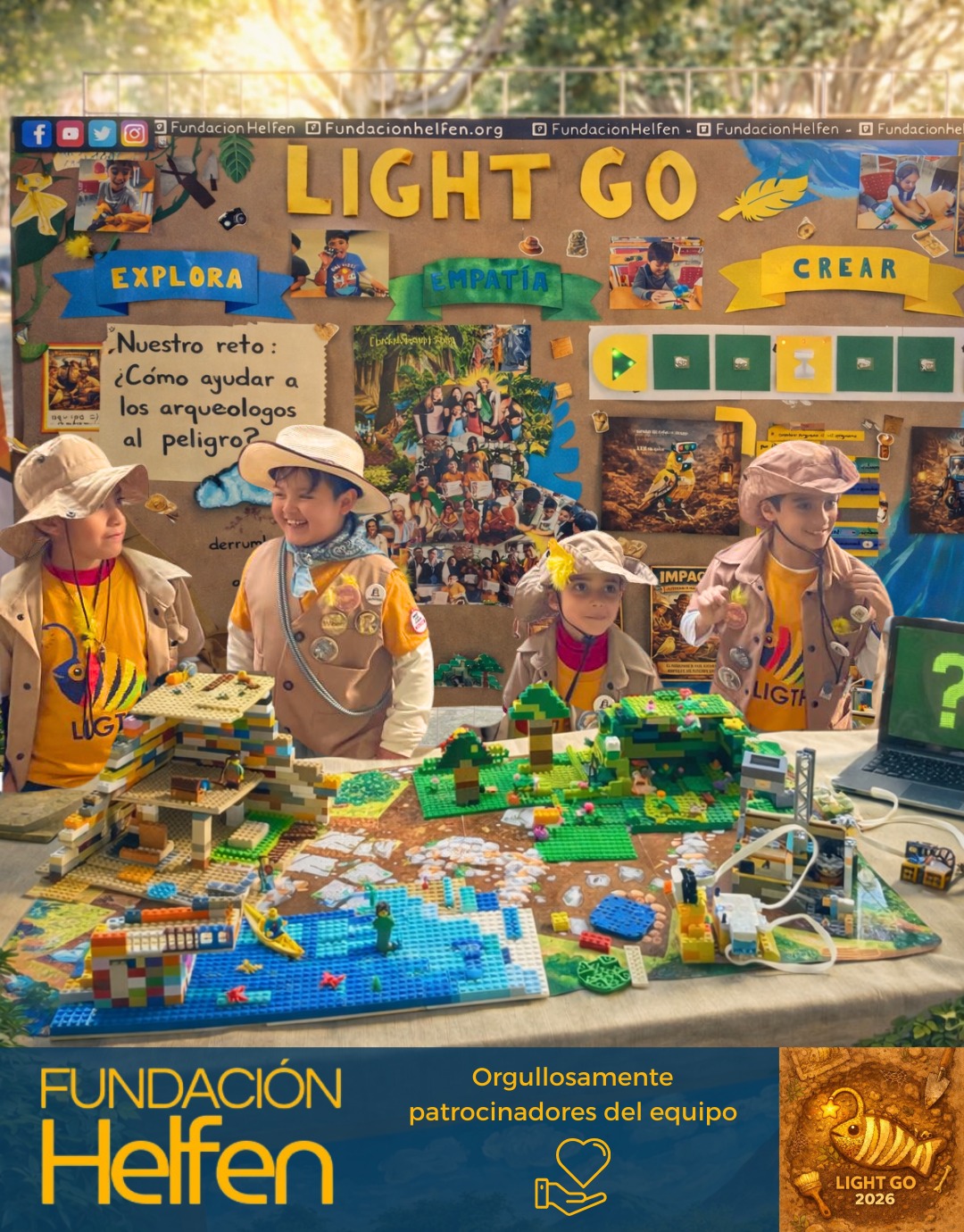 Cuando el aprendizaje se convierte en experiencia: nuestro apoyo al equipo Light Go en FIRST LEGO League